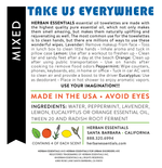 Load image into Gallery viewer, Assorted Essential Oil Towelettes by Herban Essentials - Back