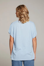 Load image into Gallery viewer, Chaser Bonjour Baby Blue Tee