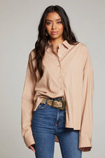 Load image into Gallery viewer, Chaser Clothing Ezra Warm Taupe Button Up