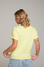 Load image into Gallery viewer, Chaser Gator Lemon Linen Tee
