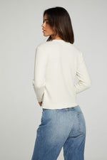 Load image into Gallery viewer, Chaser-thermal-long-sleeve-tee-cream-side-back