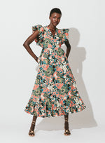 Load image into Gallery viewer, Cleobella Barbara Midi Dress Gypsy Bloom Dress