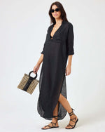 Load image into Gallery viewer, Capistrano Tunic -black