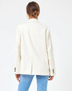 Load image into Gallery viewer, LSpace-Rhodes-Blazer-Cream-Back