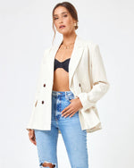 Load image into Gallery viewer, LSpace-Rhodes-Blazer-Cream-Front