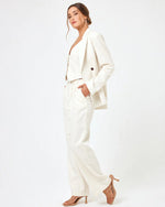 Load image into Gallery viewer, LSpace-Rhodes-Blazer-Cream-Lifestyle-01