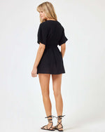 Load image into Gallery viewer, LSpace Black Ocean Eyes Tunic - Back
