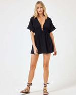 Load image into Gallery viewer, LSpace Black Ocean Eyes Tunic - Full