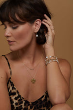 Load image into Gallery viewer, Milky Way Mini Hoops - Model