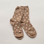 Load image into Gallery viewer, Polka Dots Casual Socks - Mocha