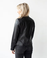 Load image into Gallery viewer, Amsterdam Heritage Urban Leather Jacket in Black