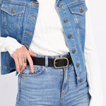 Load image into Gallery viewer, Amsterdam Heritage Marin Black Leather Belt