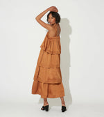 Load image into Gallery viewer, cleobella-dasha-midi-dress-bronze-dresses-cleobella-01