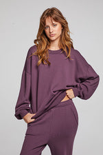 Load image into Gallery viewer, chaser-casbah-plum-pullover