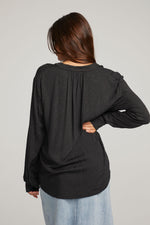 Load image into Gallery viewer, Chaser Denver Licorice Blouse