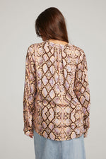 Load image into Gallery viewer, Chaser Denver Python Blouse