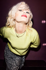 Load image into Gallery viewer, chaser-frankie-limelight-pullover-sweater-lifestyle