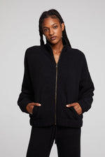 Load image into Gallery viewer, Chaser Kendall Zip Jacket Licorice