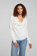 Load image into Gallery viewer, chaser-mela-long-sleeve-white-front-02