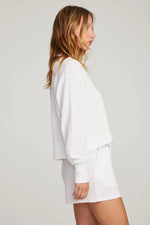 Load image into Gallery viewer, Chaser Thayne White Long Sleeve