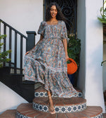 Load image into Gallery viewer, Cleobella Harriet Ankle Dress Meadow Dress
