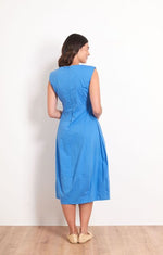Load image into Gallery viewer, Foil Believe The Hype Azure Dress