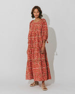 Load image into Gallery viewer, kamala-kaftan-dress-aurora-dresses-cleobella-model