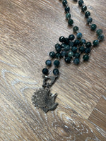 Load image into Gallery viewer, miplayajewelry-agate-necklace-bird-sun-pendants