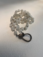 Load image into Gallery viewer, Moonstone Square Necklace