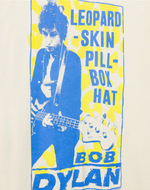 Load image into Gallery viewer, Junkfood-Clothing-Bob-Dylan-Leopard-Skin-Pill-Box-Hat-Tee-Graphic