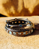 Load image into Gallery viewer, Labradorite Diamond Bracelets