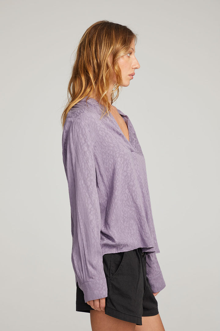 Chaser Brand Denver Blouse Purple