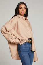 Load image into Gallery viewer, Chaser Clothing Ezra Warm Taupe Button Up
