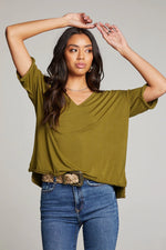 Load image into Gallery viewer, Chaser Mason Sphagnum V Neck
