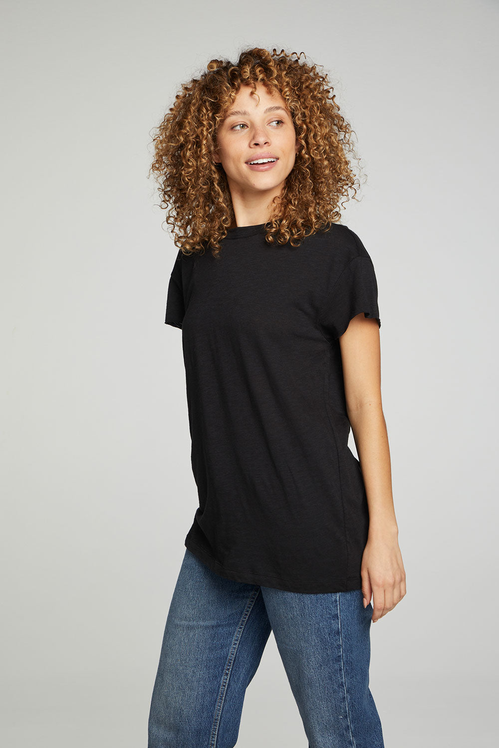 Chaser-Oversized-Tee-Black-Front-Side