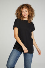 Load image into Gallery viewer, Chaser-Oversized-Tee-Black-Front
