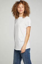 Load image into Gallery viewer, Chaser-Oversized-Tee-White-Front-Look
