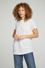 Load image into Gallery viewer, Chaser-Oversized-Tee-White-Front
