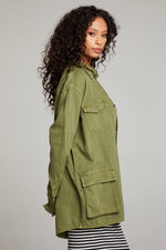 Load image into Gallery viewer, Chaser Sweet Pea Sphagnum Button Up
