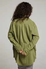 Load image into Gallery viewer, Chaser Sweet Pea Sphagnum Button Up
