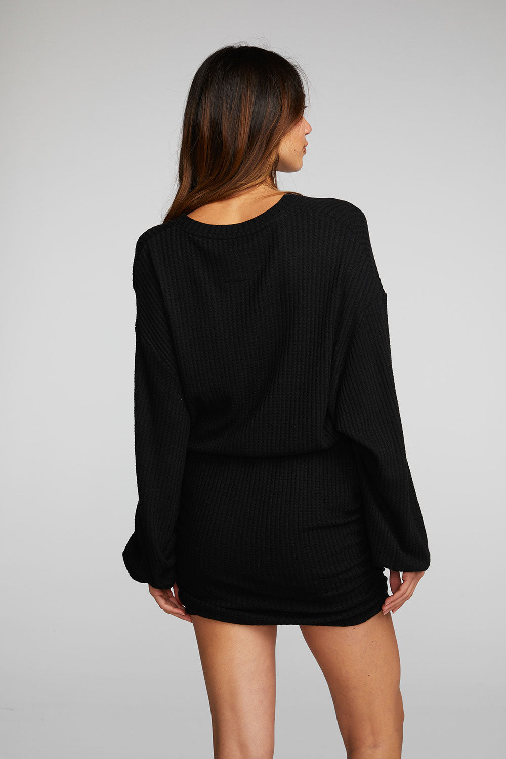 Chaser Thermal Waffle Mini Dress