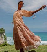 Load image into Gallery viewer, Cleobella-Petra-Kaftan-Dress-Petal-Dresses-Lifestyle-Image
