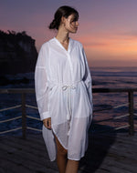 Load image into Gallery viewer, Cleobella-rohita-kaftan-dress-white-dresses-lifestyle
