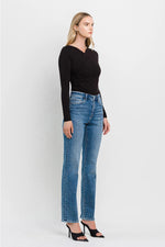 Load image into Gallery viewer, Flying Monkey High Rise Straight Leg Denim
