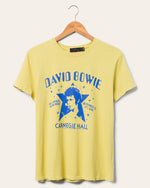 Load image into Gallery viewer, Junk Food Clothing David Bowie Carnegie Hall Concert Tee in Muted Green 
