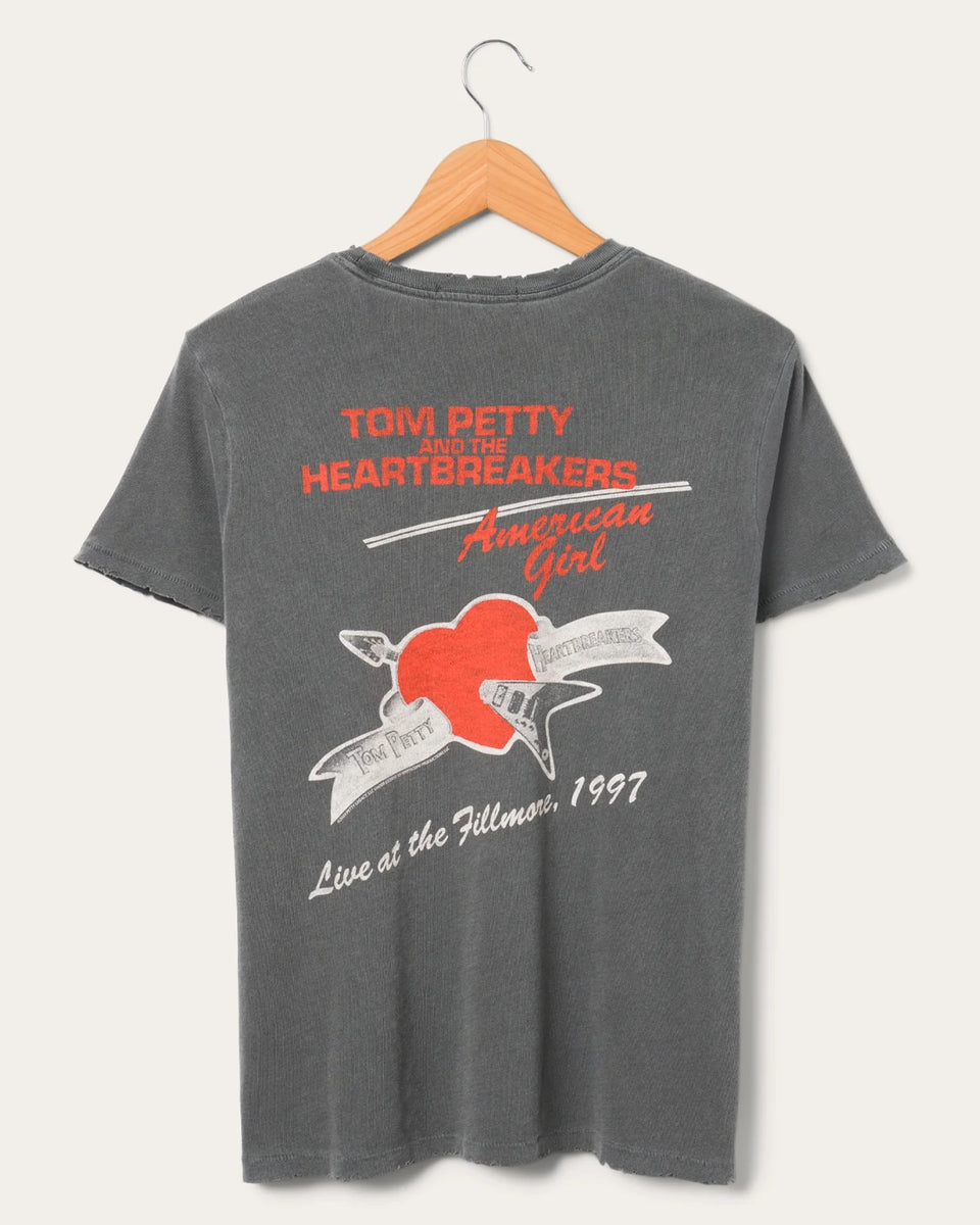 Junk Food Clothing - Women's Tom Petty American Girl Tee