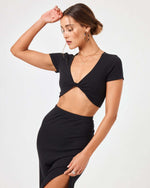 Load image into Gallery viewer,  L*SPACE x Hanna Montazami Isla Skirt - Black - Alt
