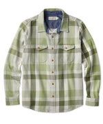Load image into Gallery viewer, Outerknown Blanket Shirt in Fen Sage Plaid

