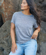 Load image into Gallery viewer, Outerknown-Offshore-Linen-Gray-Tee-01
