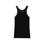 Load image into Gallery viewer,    Outerknown-Sojourn-Ribbed-Black-Tank-01
